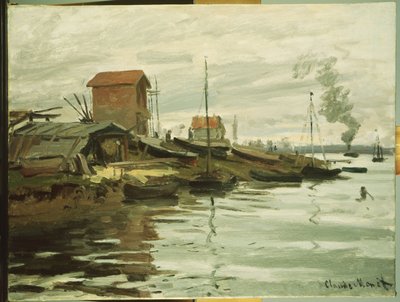 Seinen ved Petit-Gennevilliers, 1872 av Claude Monet