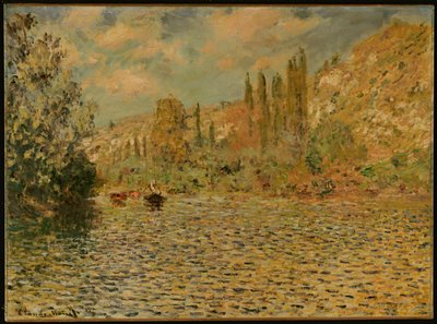 Seinen ved Vetheuil av Claude Monet