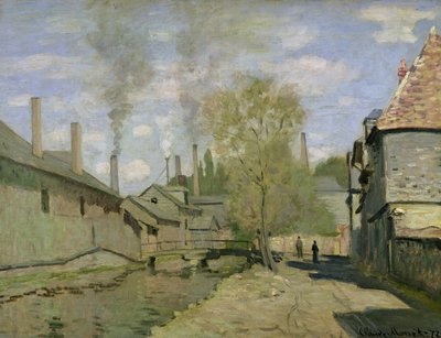 Strømmen av Robec ved Rouen av Claude Monet