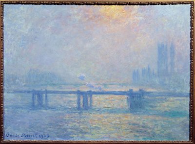 Themsen ved Charing Cross, London av Claude Monet
