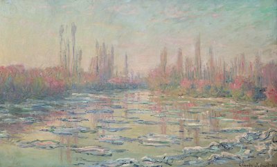 Tine på Seinen, nær Vetheuil, 1880 av Claude Monet