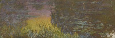 Vannliljene - Solnedgang, 1914-1926 av Claude Monet