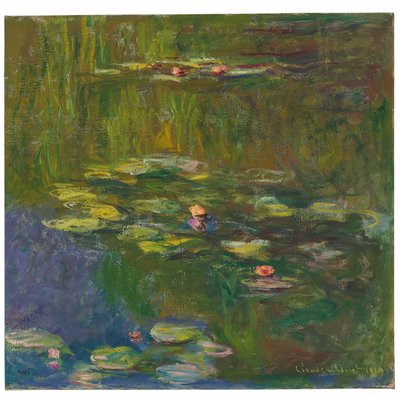 Vannliljedammen, 1919 av Claude Monet