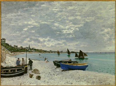 Stranden i Sainte Adresse av Claude Monet