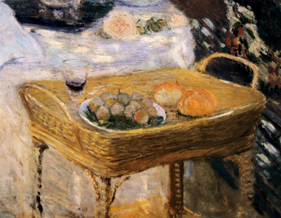 Lunsjen, dekorativt panel som viser hagen til Monet i Argenteuil 9detail) av Claude Monet