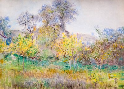 Frukthagen, ca. 1874 (olje på lerret) av Claude Monet