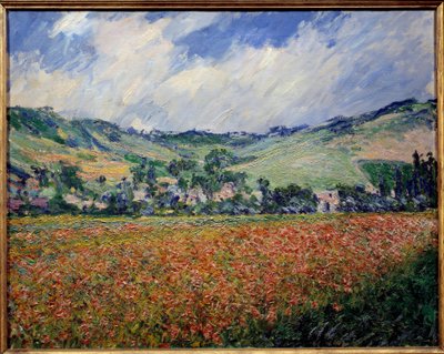 Valmuefeltet av Claude Monet