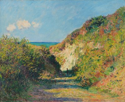 Den sunkne stien, 1882 av Claude Monet