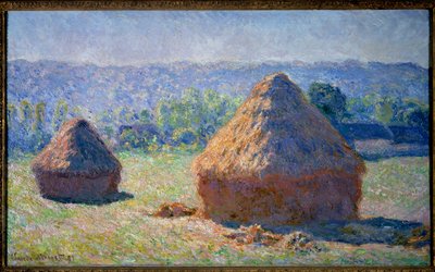 Hjulene, slutten av sommeren på Giverny Painting av Claude Monet (1840-1926) 1891 Dim. 0,6x1 m Paris, musee d