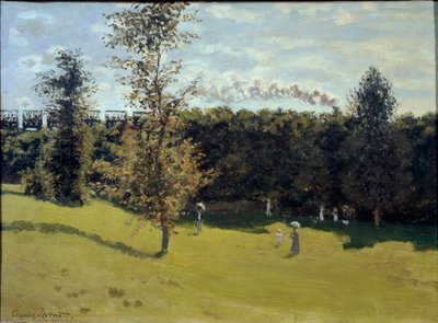 Tog på landsbygda, ca 1870 (olje på lerret) av Claude Monet