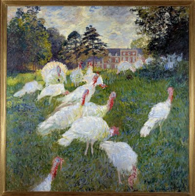 Kalkuner (Utsikt over slottet Rottembourg i Montgeron) Maleri av Claude Monet (1840-1926) 1877 Søn. 1,74x1,72 m Paris, Musee d