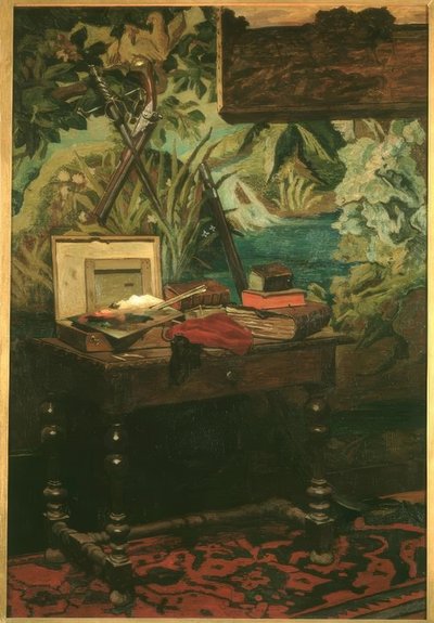 Et verkstedhjørne av Claude Monet