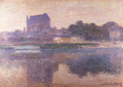 Vernon kirke i Fog, 1893 av Claude Monet