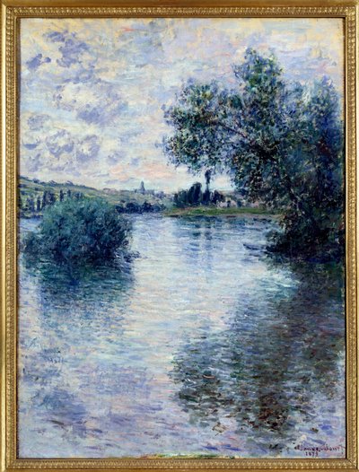 Vetheuil-maleri av Claude Monet (1840-1926) 1879 Søn. 0,8x0,6 m Rouen, musee des Beaux Arts av Claude Monet