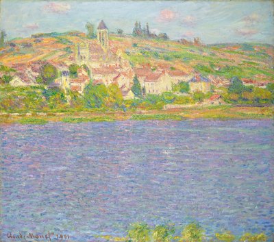 Vetheuil i solen; Vetheuil, Soleffekt, 1901 av Claude Monet