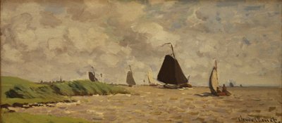 Utsikt fra Voorzan, ca. 1871 av Claude Monet