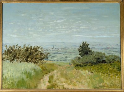 Utsikt fra sletten til Argenteuil, skråningene til Sannois i 1872. Maleri av Claude Monet (1840-1926) av Claude Monet