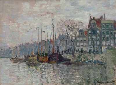 Utsikt over Amsterdam av Claude Monet
