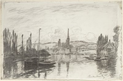 Utsikt over Rouen, 1883 av Claude Monet