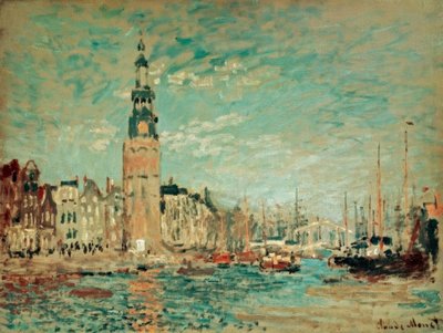 Utsikt fra Montalban Tower, Amsterdam av Claude Monet