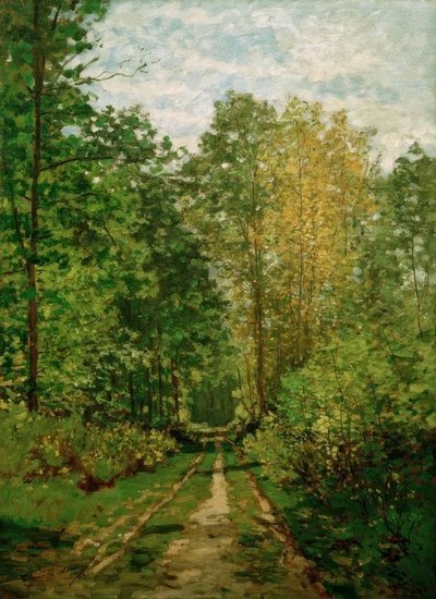 Skogssti av Claude Monet