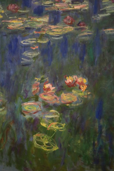 Vannliljer (olje på lerret) av Claude Monet