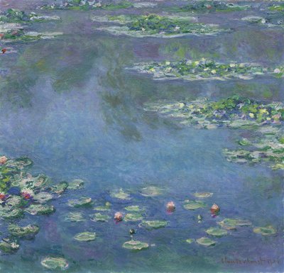 Vannliljer, 1906 av Claude Monet