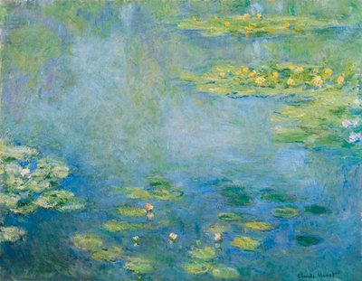 Vannliljer, ca. 1906 av Claude Monet
