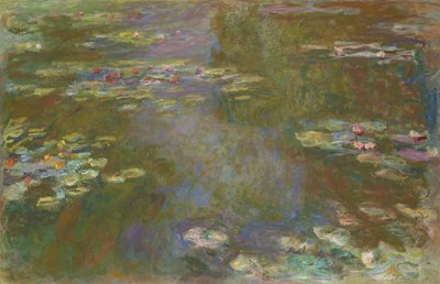 Vannliljedam av Claude Monet