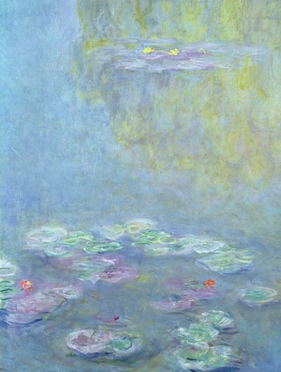 Vannliljer, 1906 (detalj av 242510) av Claude Monet