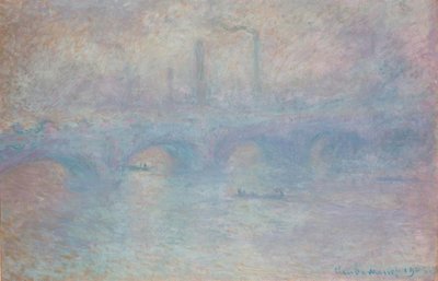 Waterloo Bridge. Tåkeeffekt av Claude Monet