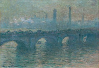 Waterloo Bridge, Gray Weather av Claude Monet