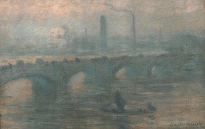 Waterloo Bridge, tåkete morgen av Claude Monet