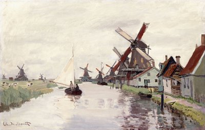 Vindmølle i Holland, 1871 av Claude Monet