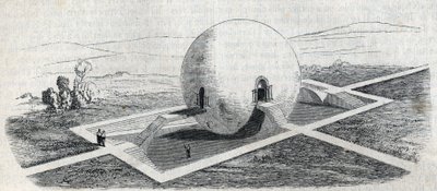 Project of a farm guard house by Claude Nicolas Ledoux (1736-1806). av Claude Nicolas Ledoux