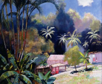 Tropisk skog, Martinique av Claude Salez