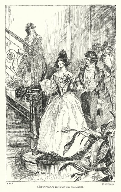 Illustrasjon for Disraelis Coningsby (litho) av Claude Shepperson