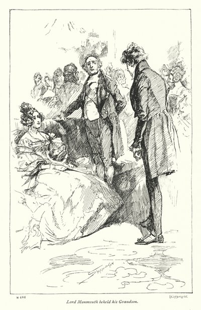 Illustrasjon for Disraelis Coningsby (litho) av Claude Shepperson