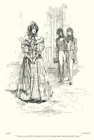 Illustrasjon for Disraelis Coningsby (litho) av Claude Shepperson