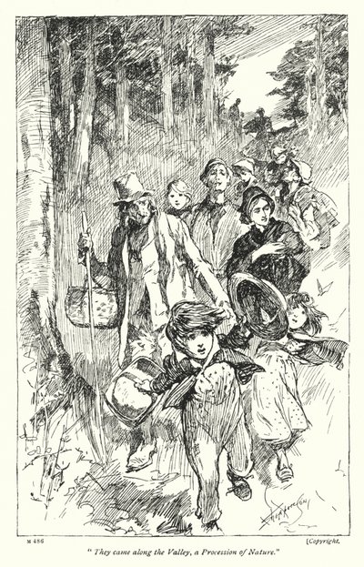 Illustrasjon for Disraelis Coningsby (litho) av Claude Shepperson