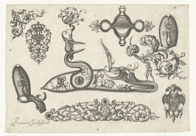 Ti motiver Plusieurs pieces et ornaments Darquebuzerie (serietittel) av Claude Simonin