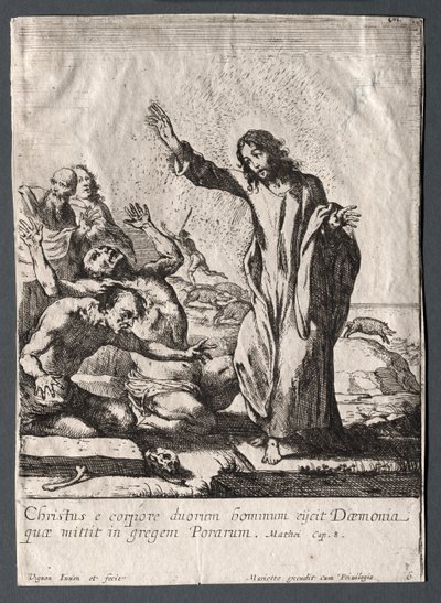 Jesu Kristi mirakler: Kristus utfrier de besatte av Claude Vignon