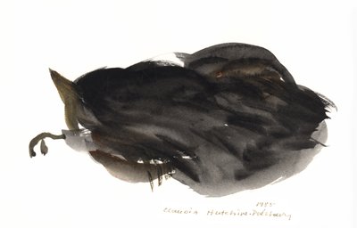 Sleeping Cat, 1985 (akvarell) av Claudia Hutchins Puechavy