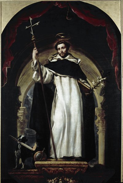 Saint Dominic (olje på lerret av Claudio Coello