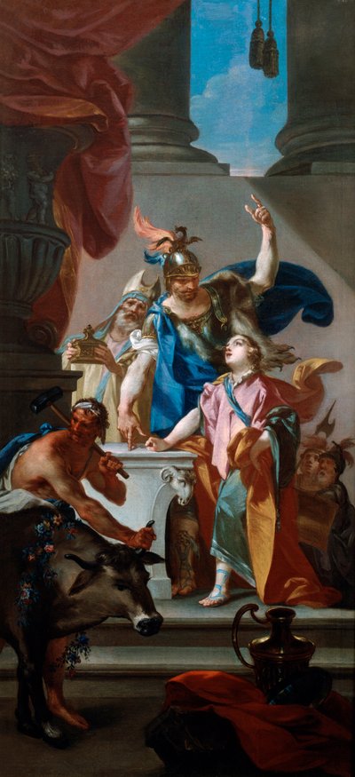 Scene fra livet til Hannibal, 1700-tallet. av Claudio Francesco Beaumont