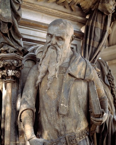 Jesaja. Basen til Moses-brønnen (skulptur) av Claus Sluter