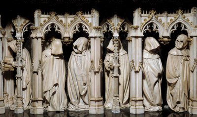 Penitentene i graven til Filip den Hardi (1342-1404) Skulptur av Claus Sluter (1350-1406) 1400-tallet. Dijon, Museum of Fine Arts av Claus Sluter