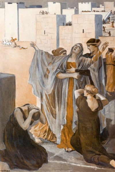 Illustrasjon for Iliaden av Homer av Clement Goutier
