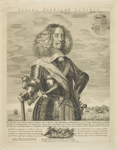 Jacob van Wassanaer, sent på 1600-tallet (gravering) av Clement de Jonghe