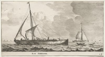 Ulike skip og utsikt over Amsterdam (Verscheÿde Schepen en Gesichten van Amstelredam), del II: En kjøpmann av Clement de Jonghe